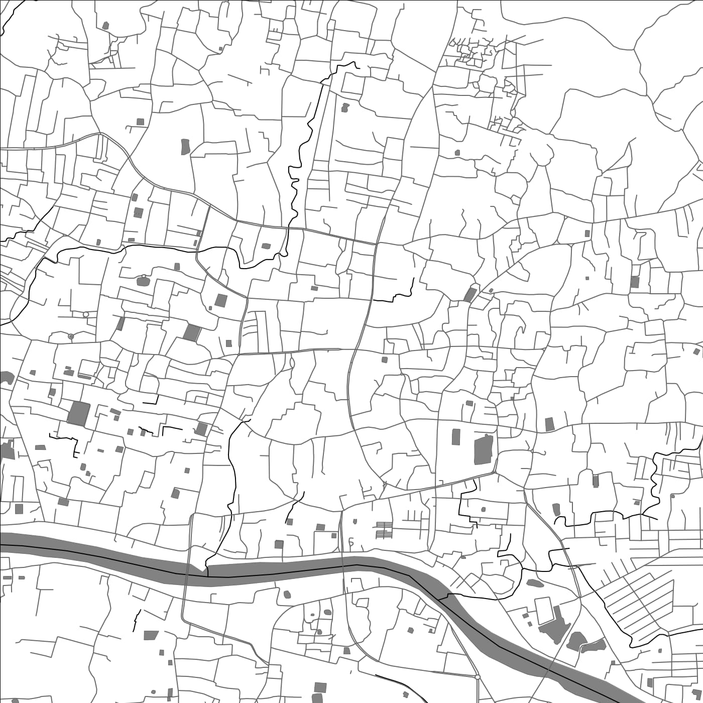 ROAD MAP OF SYLHET, BANGLADESH BY MAPBAKES