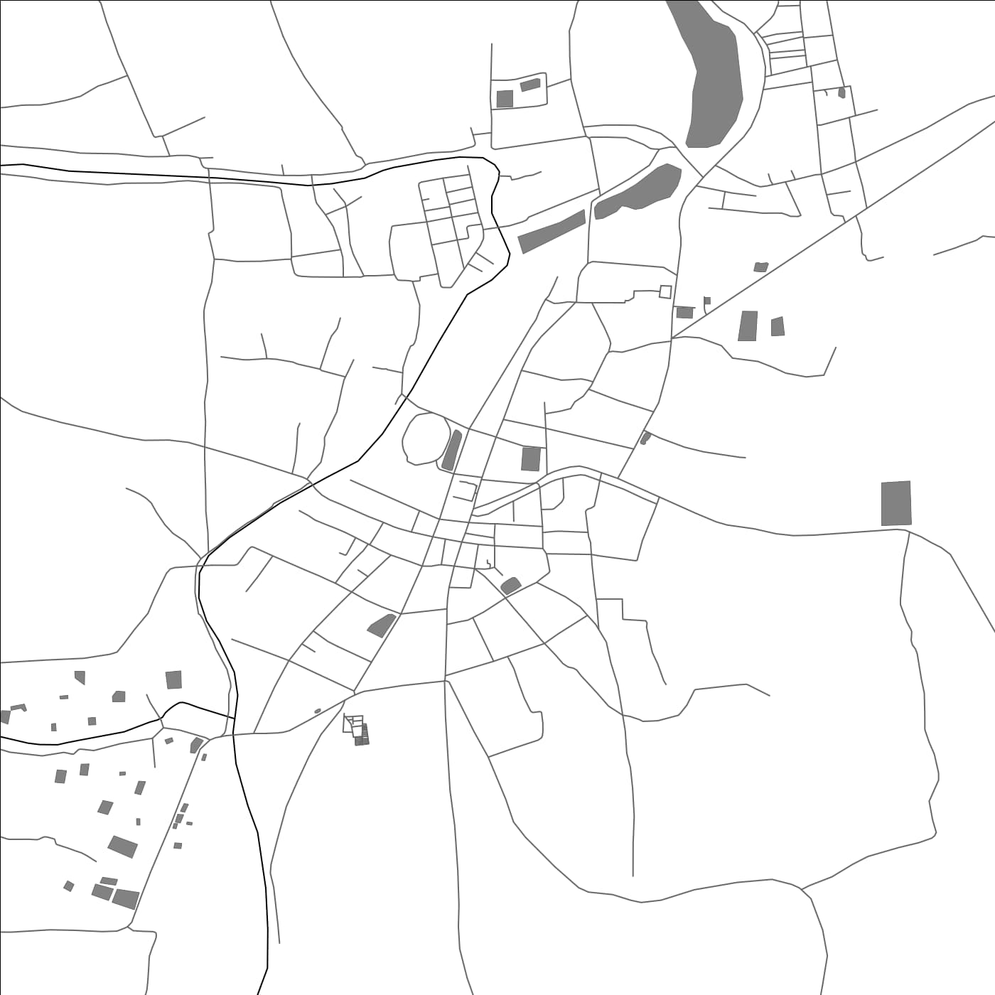 ROAD MAP OF TĀNGĀIL, BANGLADESH BY MAPBAKES