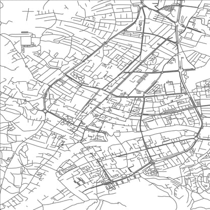 ROAD MAP OF BANJA LUKA, BOSNIA AND HERZEGOVINA BY MAPBAKES