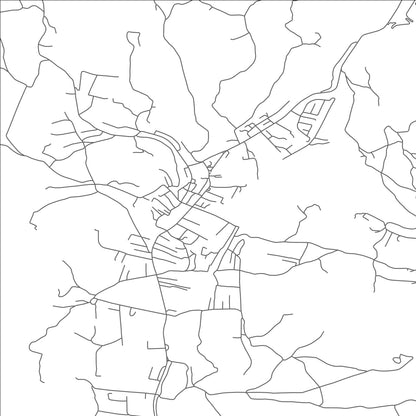 ROAD MAP OF BREZA, BOSNIA AND HERZEGOVINA BY MAPBAKES