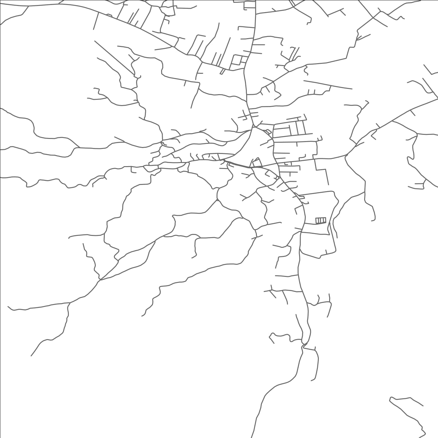 ROAD MAP OF CELIC, BOSNIA AND HERZEGOVINA BY MAPBAKES