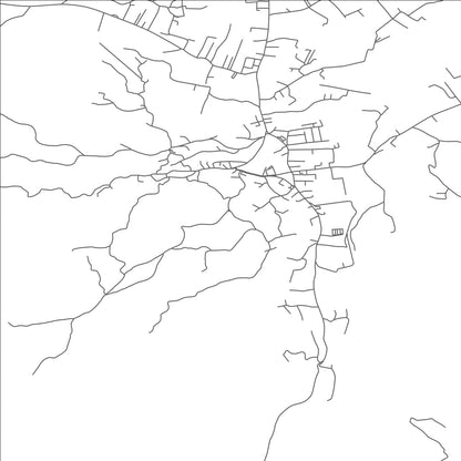 ROAD MAP OF CELIC, BOSNIA AND HERZEGOVINA BY MAPBAKES