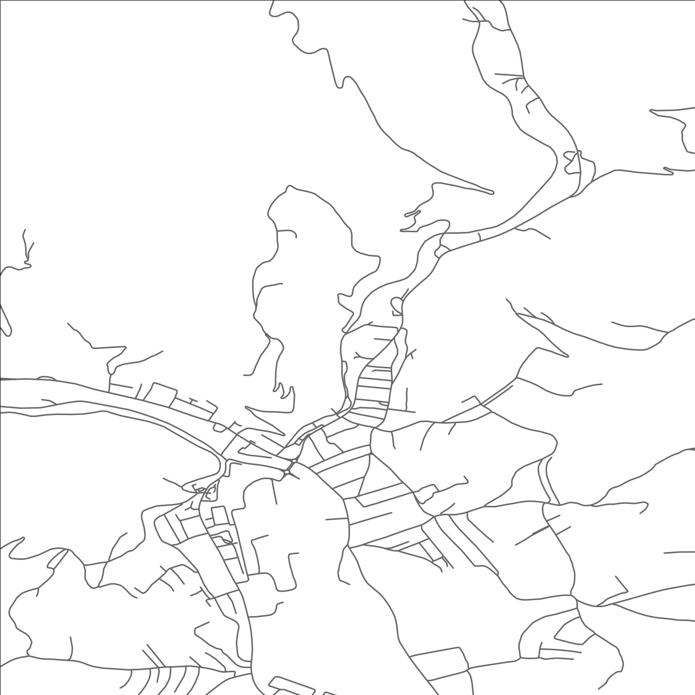 ROAD MAP OF DONJI VAKUF, BOSNIA AND HERZEGOVINA BY MAPBAKES