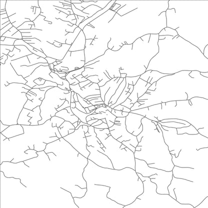 ROAD MAP OF GRADACAC, BOSNIA AND HERZEGOVINA BY MAPBAKES