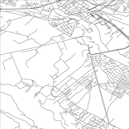 ROAD MAP OF ILIDZA, BOSNIA AND HERZEGOVINA BY MAPBAKES