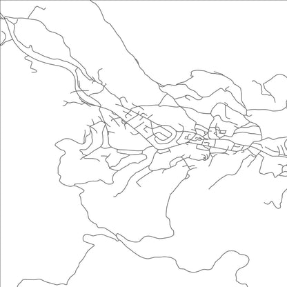 ROAD MAP OF KLJUC, BOSNIA AND HERZEGOVINA BY MAPBAKES