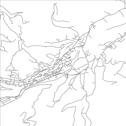 ROAD MAP OF NOVI TRAVNIK, BOSNIA AND HERZEGOVINA BY MAPBAKES