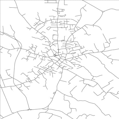 ROAD MAP OF ODZAK, BOSNIA AND HERZEGOVINA BY MAPBAKES