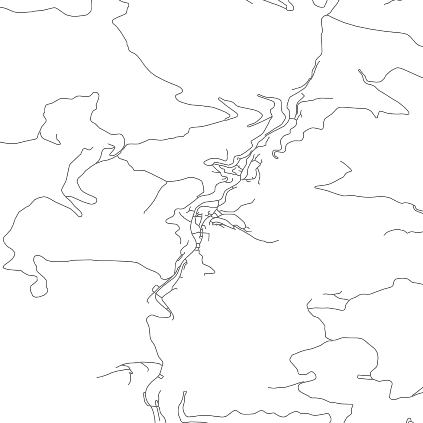 ROAD MAP OF VARES, BOSNIA AND HERZEGOVINA BY MAPBAKES