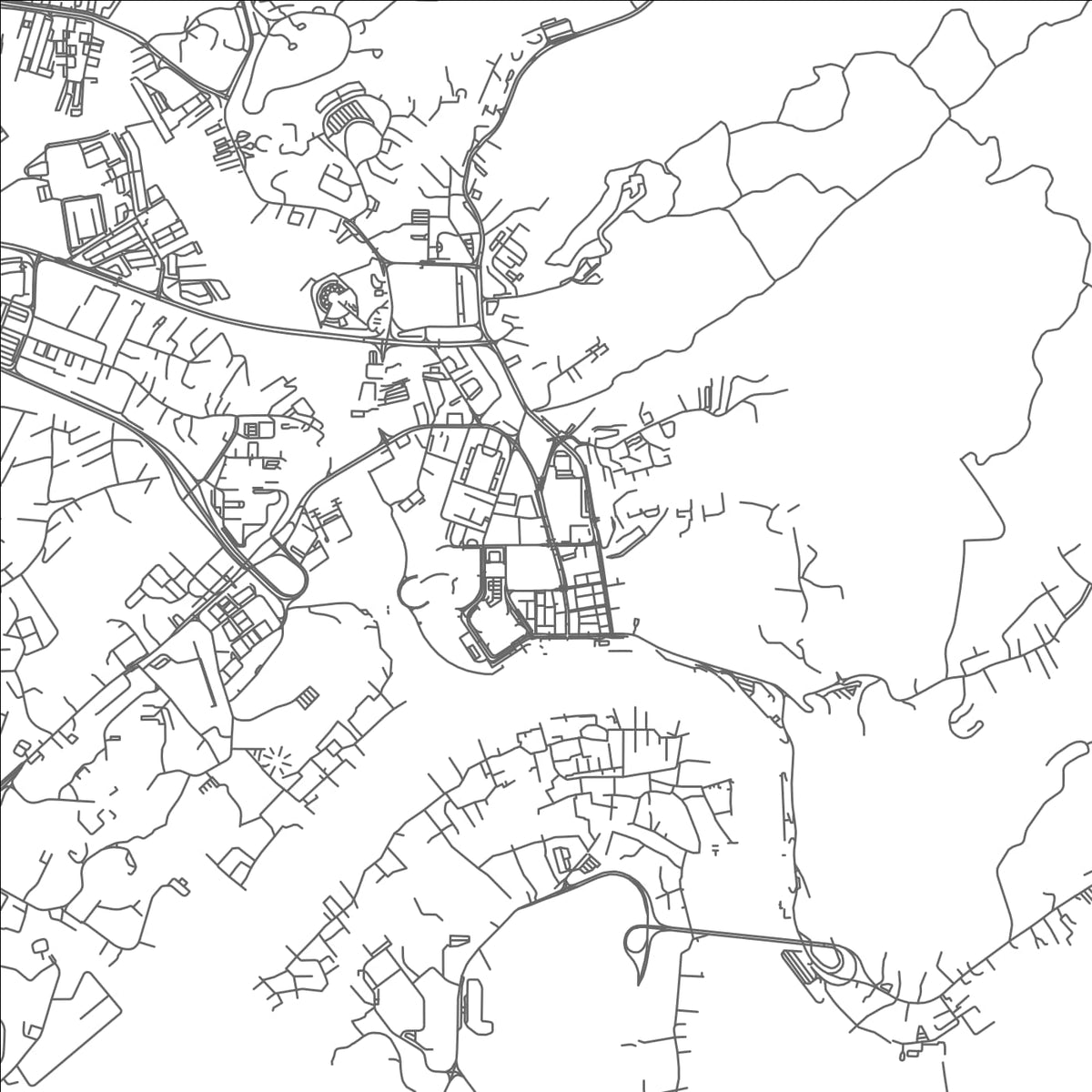 ROAD MAP OF BANDAR SERI BEGAWAN, BRUNEI BY MAPBAKES