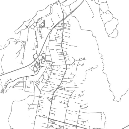 ROAD MAP OF KAMPONG JERUDONG, BRUNEI BY MAPBAKES