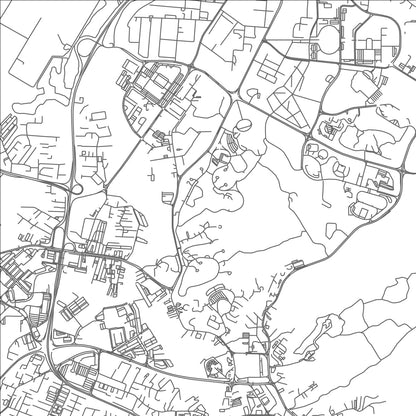 ROAD MAP OF KAMPONG MEDARAS, BRUNEI BY MAPBAKES
