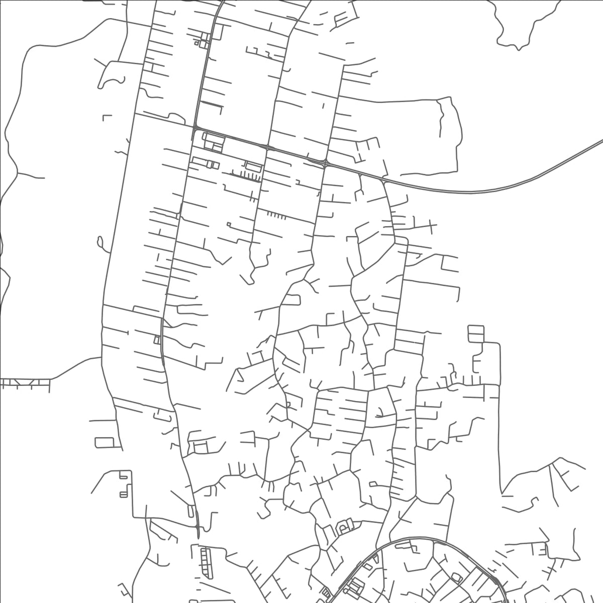 ROAD MAP OF KAMPONG NANGKA, BRUNEI BY MAPBAKES