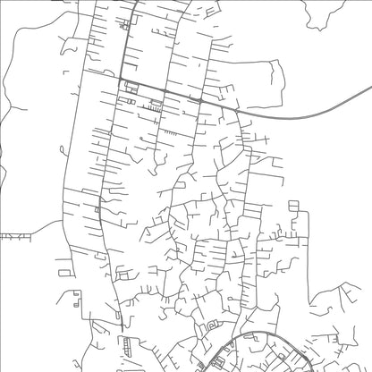 ROAD MAP OF KAMPONG NANGKA, BRUNEI BY MAPBAKES