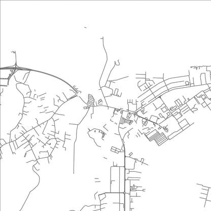 ROAD MAP OF KAMPONG SABUN, BRUNEI BY MAPBAKES