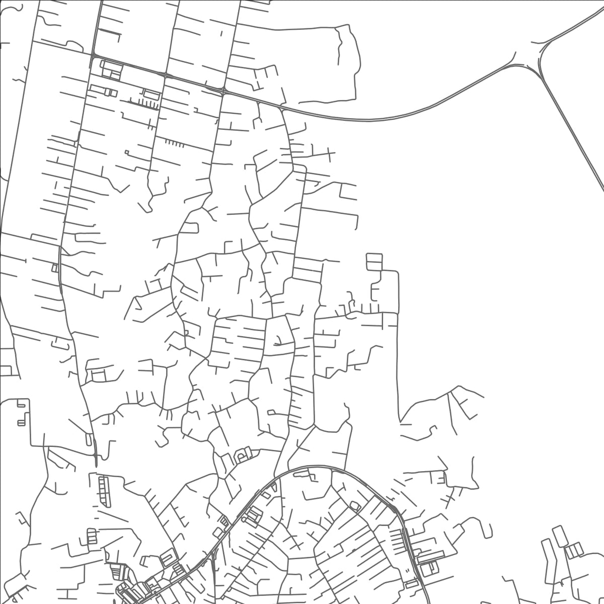 ROAD MAP OF KAMPONG SELAYUN, BRUNEI BY MAPBAKES