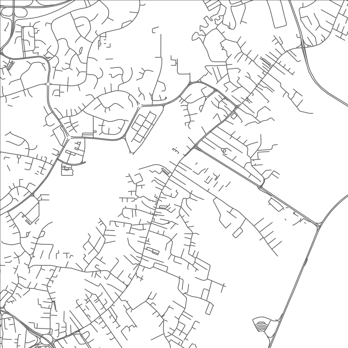 ROAD MAP OF KAMPONG SUNGAI HANCHING, BRUNEI BY MAPBAKES