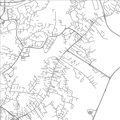 ROAD MAP OF KAMPONG SUNGAI HANCHING, BRUNEI BY MAPBAKES