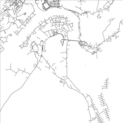 ROAD MAP OF KAMPONG TERAP BAU, BRUNEI BY MAPBAKES