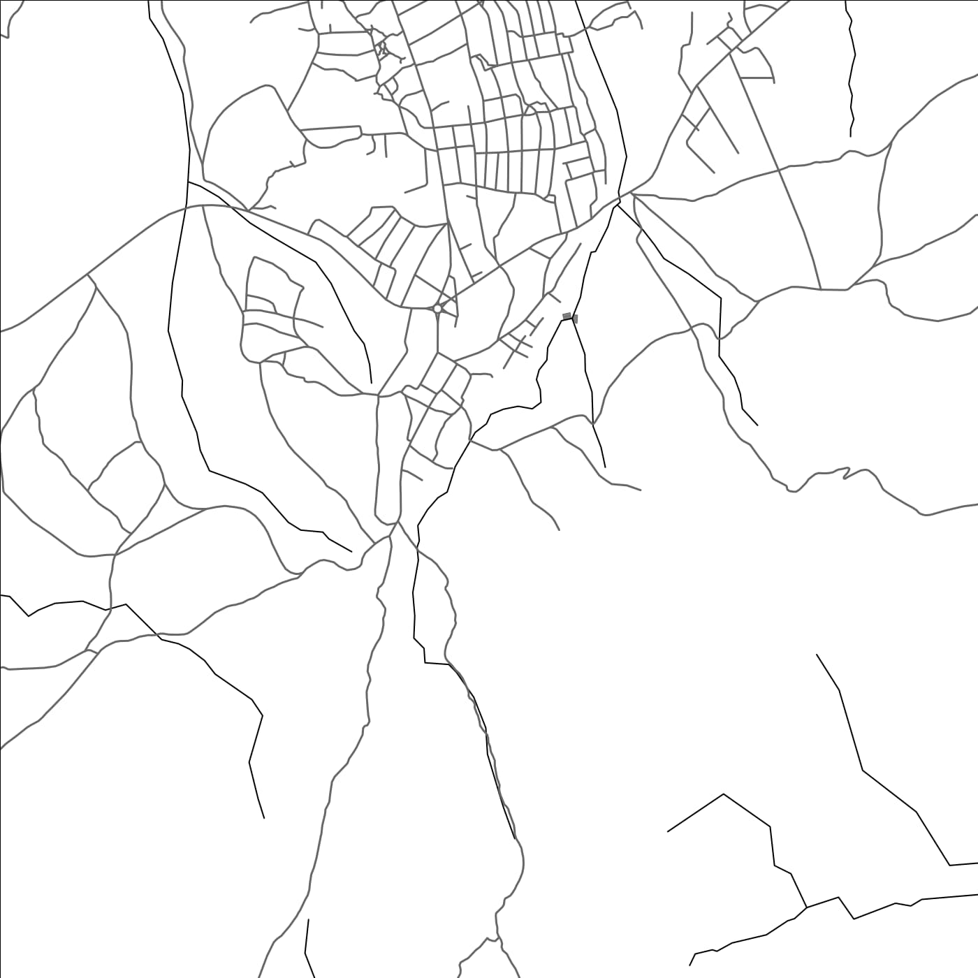 ROAD MAP OF RUYIGI, BURUNDI BY MAPBAKES