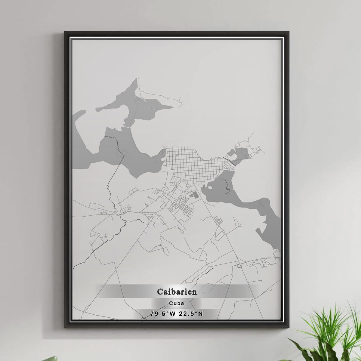 ROAD MAP OF CAIBARIEN, CUBA BY MAPBAKES