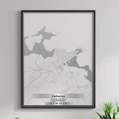 ROAD MAP OF CAIBARIEN, CUBA BY MAPBAKES