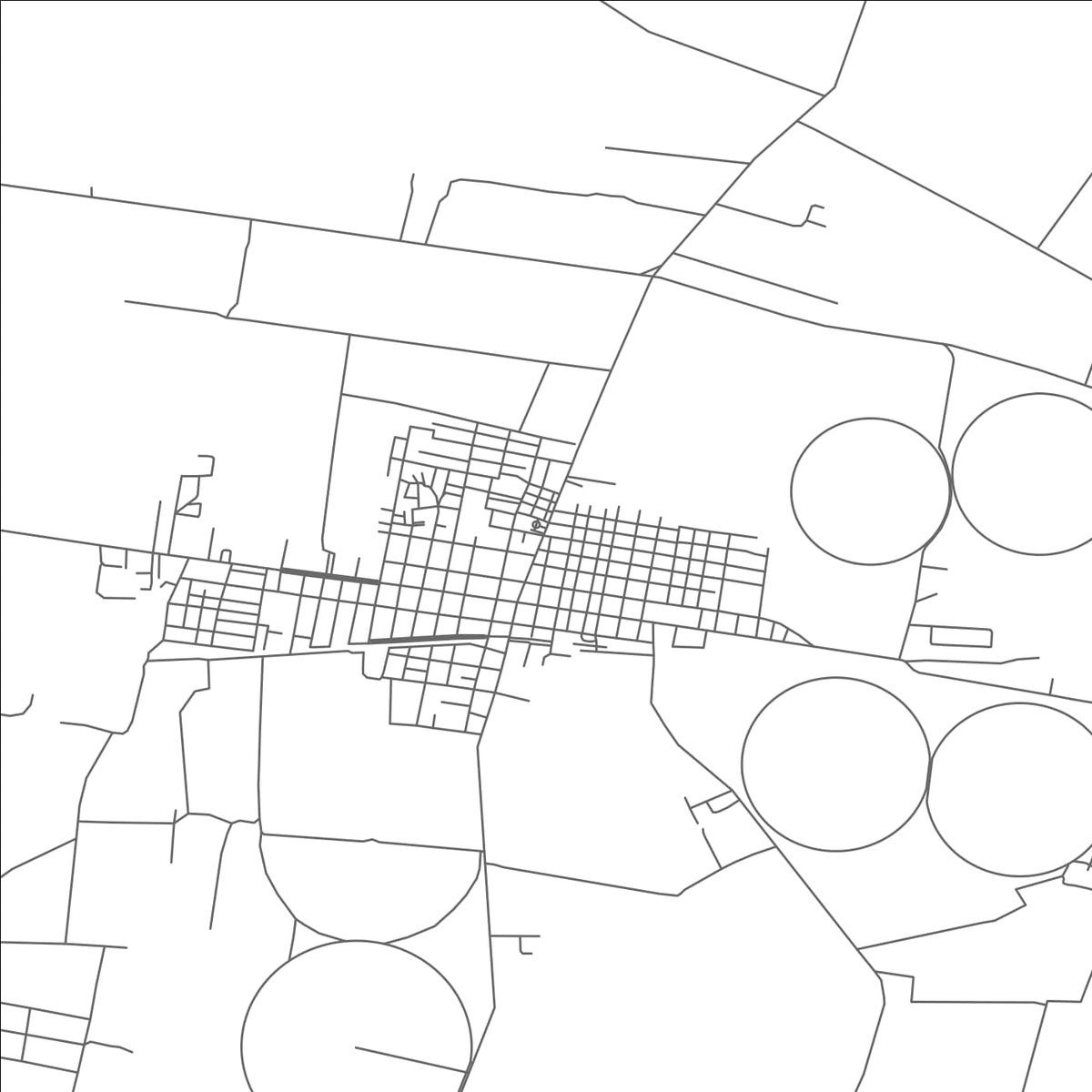 ROAD MAP OF ALQUIZAR, CUBA BY MAPBAKES