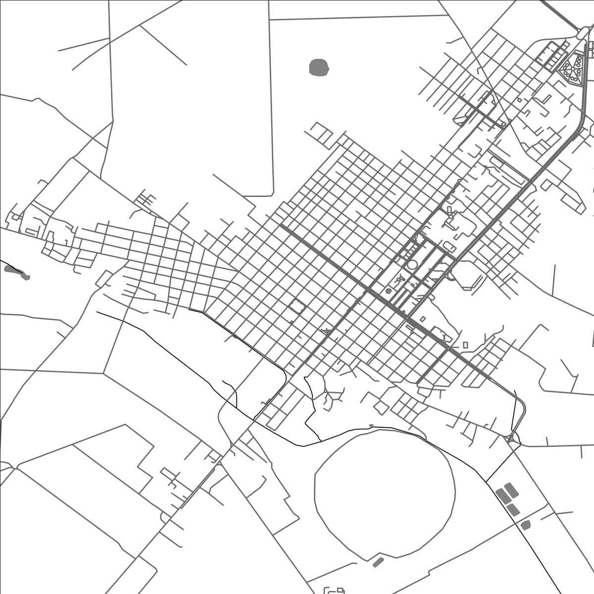ROAD MAP OF ARTEMISA, CUBA BY MAPBAKES