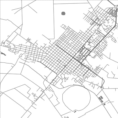 ROAD MAP OF ARTEMISA, CUBA BY MAPBAKES