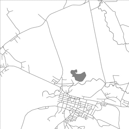 ROAD MAP OF BAGUANOS, CUBA BY MAPBAKES