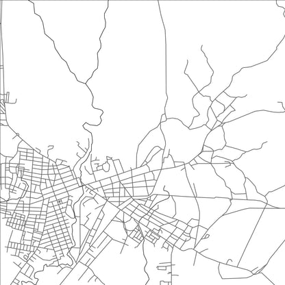 ROAD MAP OF BANES, CUBA BY MAPBAKES