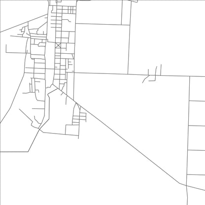 ROAD MAP OF BARAGUA, CUBA BY MAPBAKES