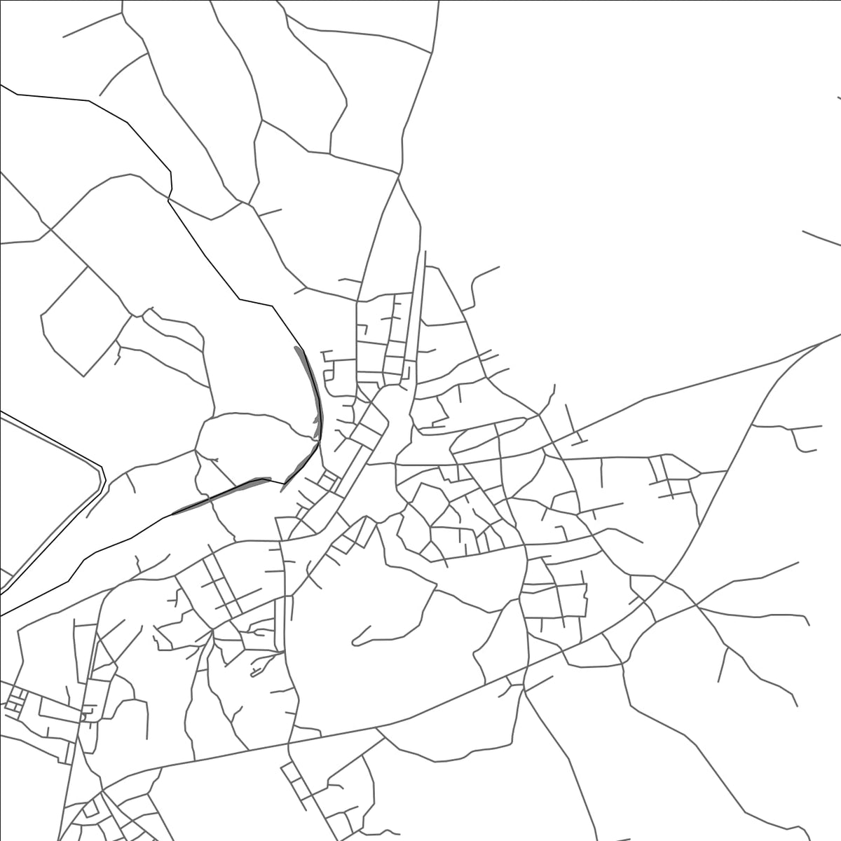 ROAD MAP OF BARTOLOME MASO, CUBA BY MAPBAKES