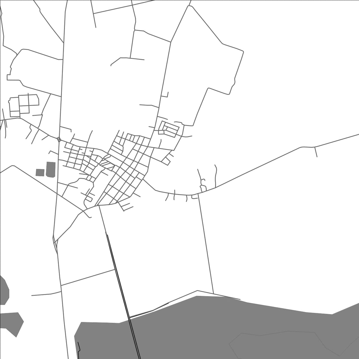 ROAD MAP OF BATABANO, CUBA BY MAPBAKES