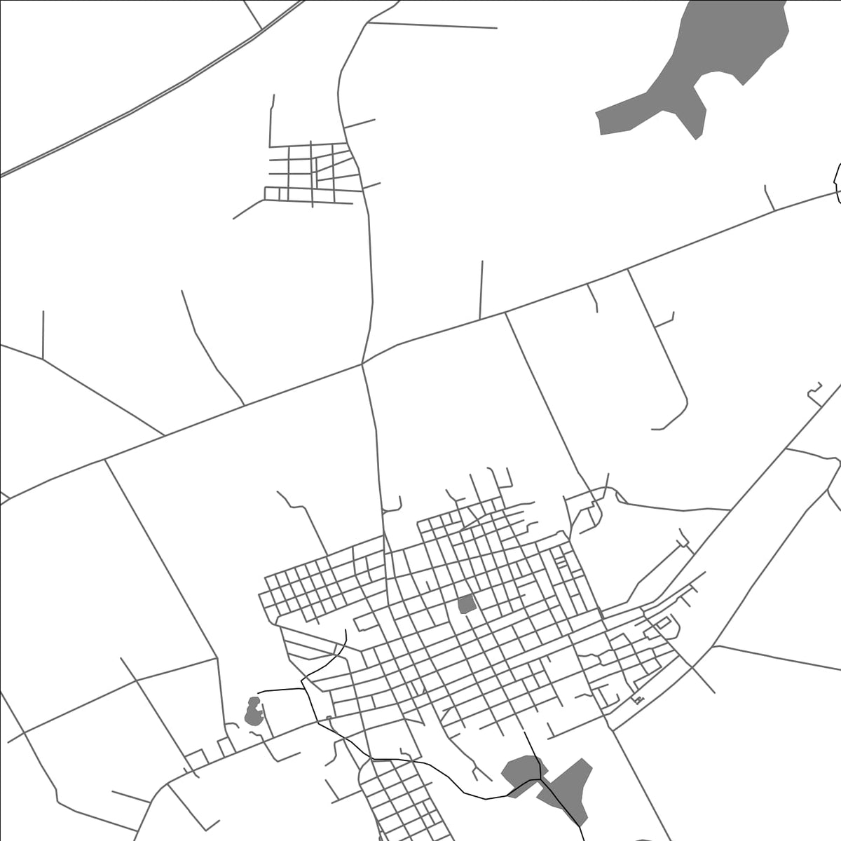 ROAD MAP OF BAUTA, CUBA BY MAPBAKES