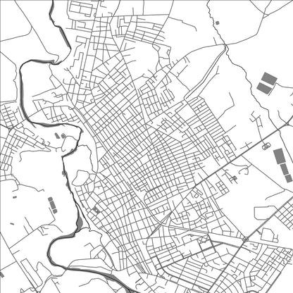 ROAD MAP OF BAYAMO, CUBA BY MAPBAKES