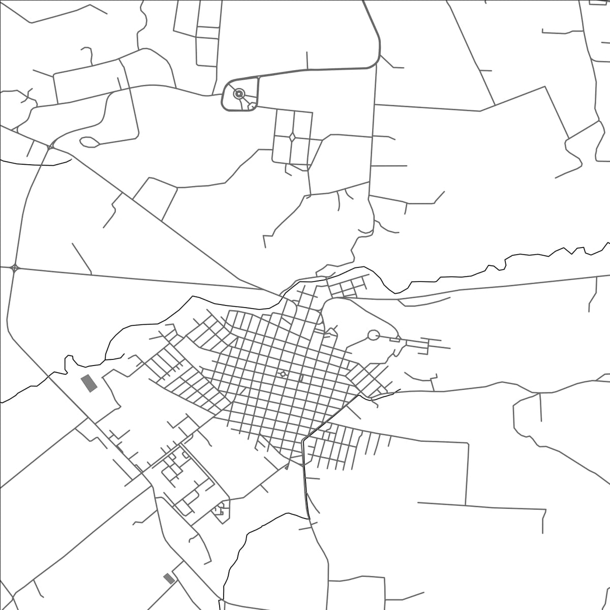 ROAD MAP OF BEJUCAL, CUBA BY MAPBAKES