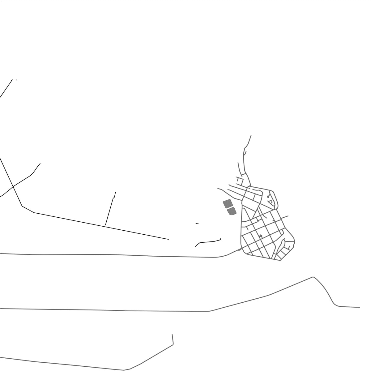 ROAD MAP OF CAIMANERA, CUBA BY MAPBAKES