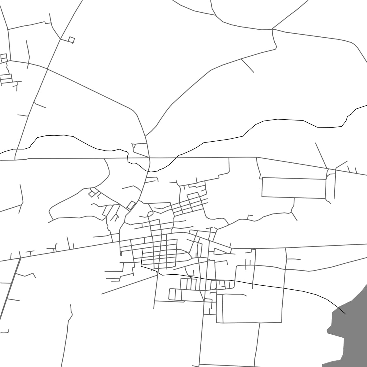 ROAD MAP OF CAIMITO, CUBA BY MAPBAKES