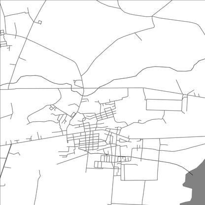 ROAD MAP OF CAIMITO, CUBA BY MAPBAKES