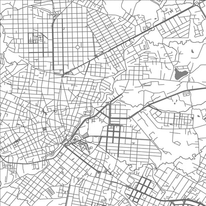 ROAD MAP OF CAMAGUEY, CUBA BY MAPBAKES