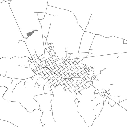 ROAD MAP OF CAMAJUANI, CUBA BY MAPBAKES