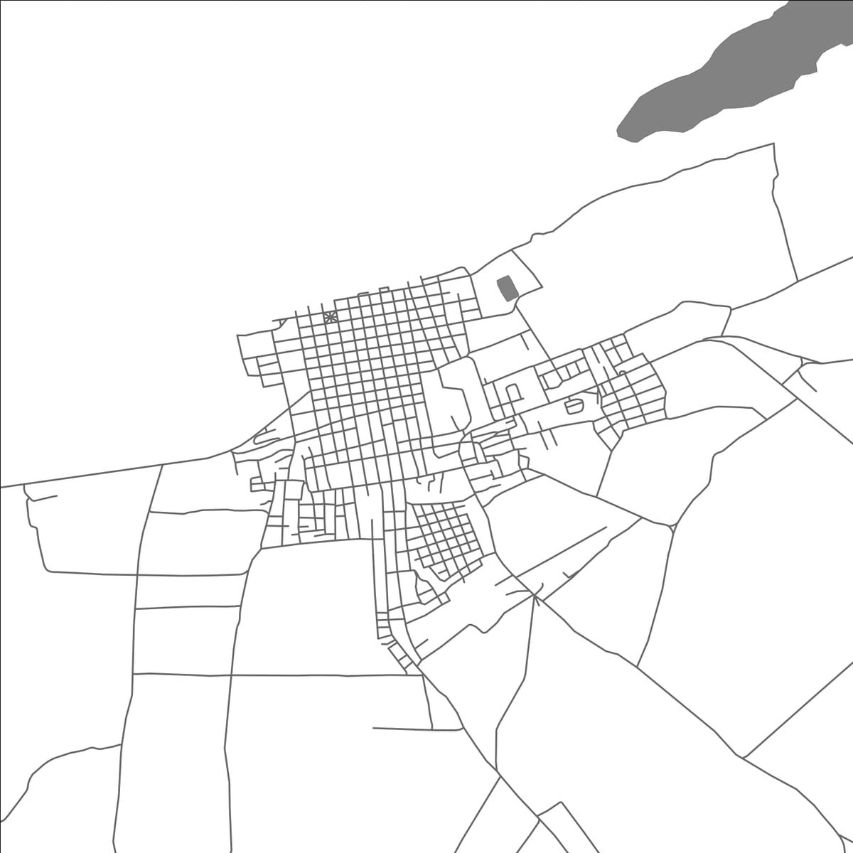 ROAD MAP OF CAMPECHUELA, CUBA BY MAPBAKES