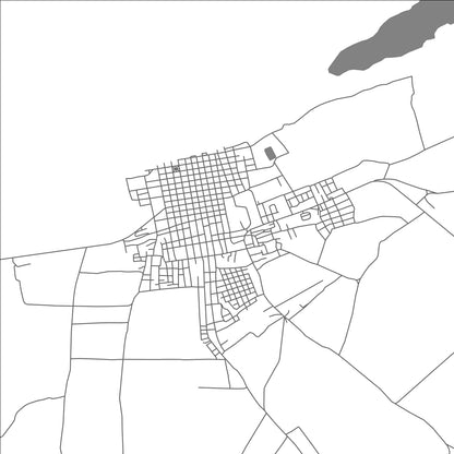 ROAD MAP OF CAMPECHUELA, CUBA BY MAPBAKES