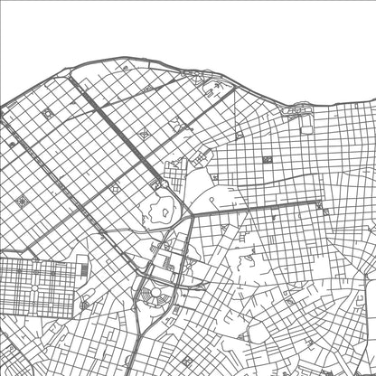 ROAD MAP OF CENTRO HABANA, CUBA BY MAPBAKES