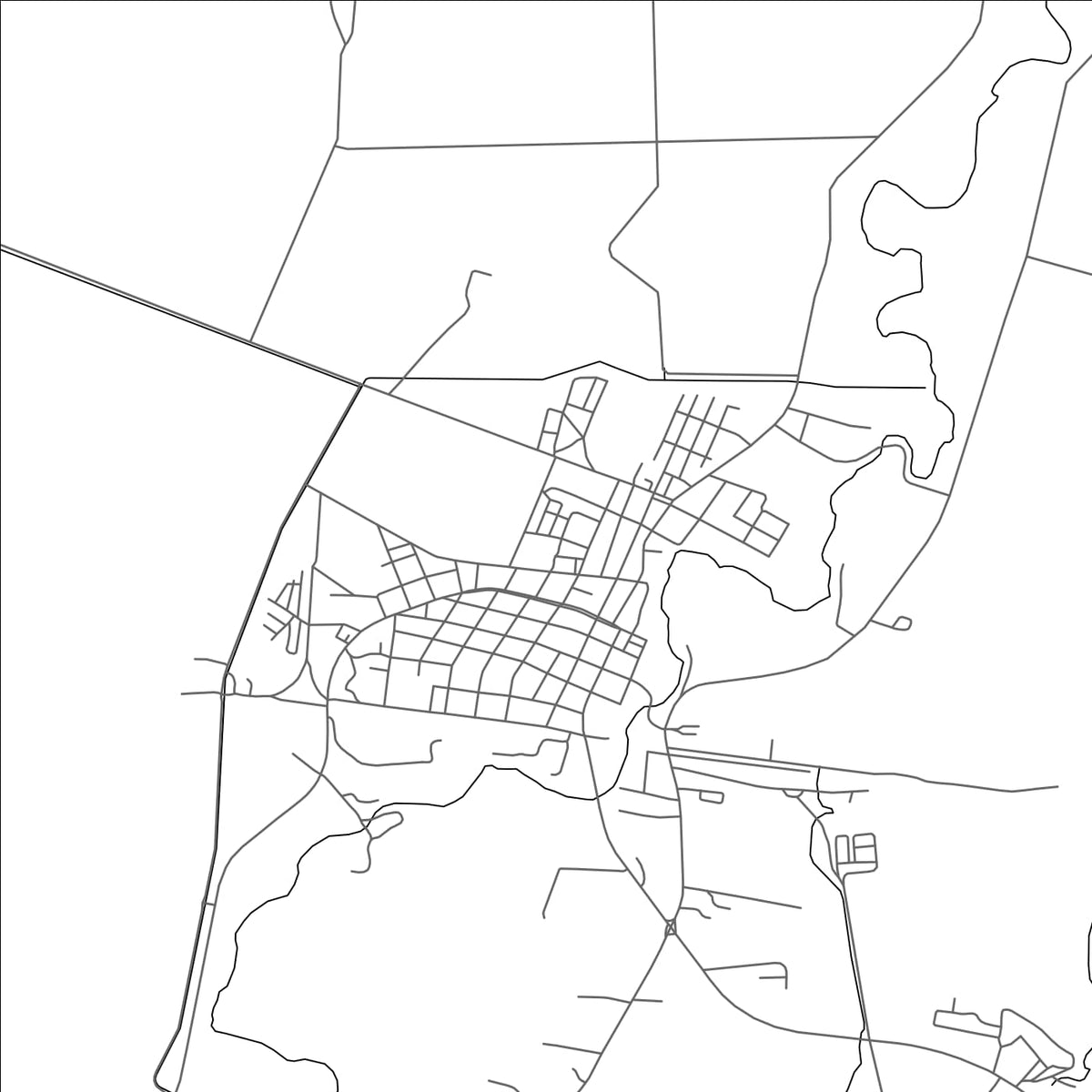 ROAD MAP OF CHAMBAS, CUBA BY MAPBAKES