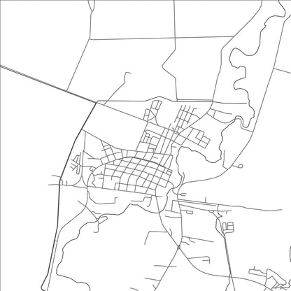ROAD MAP OF CHAMBAS, CUBA BY MAPBAKES