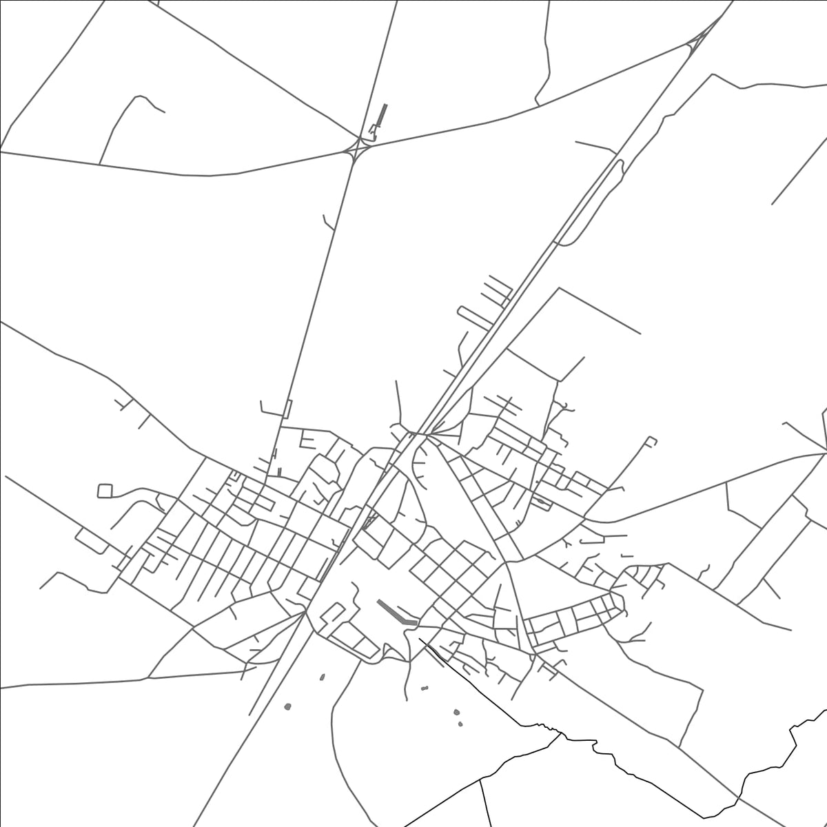 ROAD MAP OF CIRO REDONDO, CUBA BY MAPBAKES