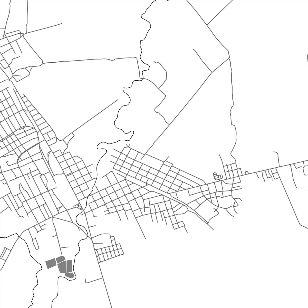 ROAD MAP OF COLOMBIA, CUBA BY MAPBAKES
