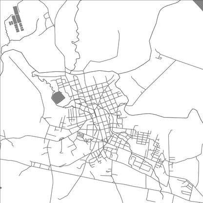 ROAD MAP OF CUMANAYAGUA, CUBA BY MAPBAKES